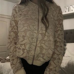 Zip up formal bomber